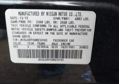2016 Infiniti Qx50 z USA, uszkodzony, nr VIN JN1BJ0RP0GM233193